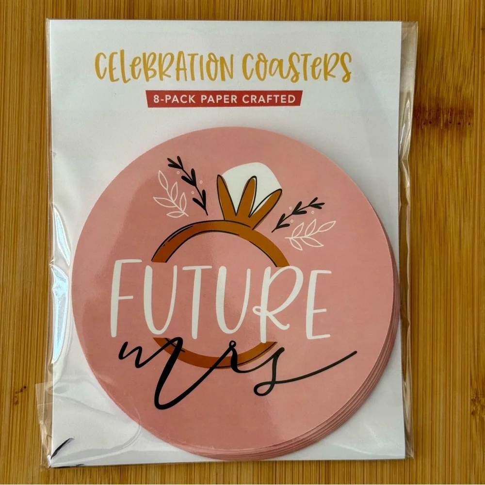 Future Mrs Celebration Coasters - Pink 56 total!